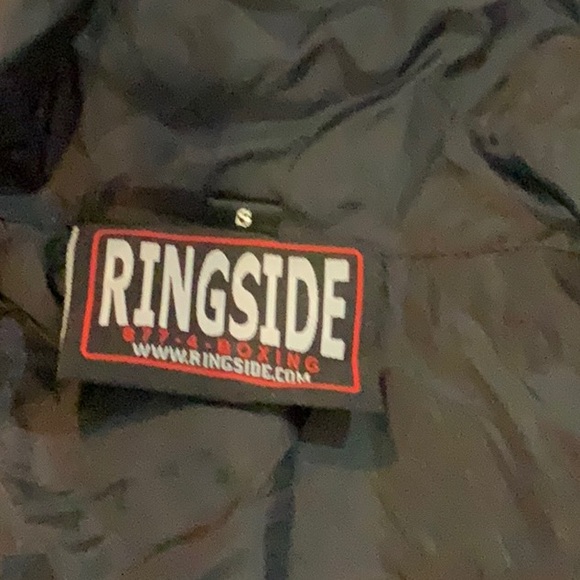 RINGSIDE BOXING Windbreaker Black Jacket Sz S GUNS N HOSES 2012 Z45 - Picture 3 of 6